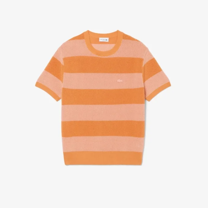 Maglione in cotone a maniche corte Maglione in cotone a maniche corte