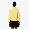 Maglione in cotone con zip e badge Maglione in cotone con zip e badge
