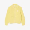 Maglione in cotone con zip e badge Maglione in cotone con zip e badge