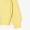 Maglione in cotone con zip e badge Maglione in cotone con zip e badge