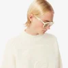 Maglione in lana con badge ricamato Runway Maglione in lana con badge ricamato Runway