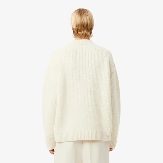 Maglione in lana con badge ricamato Runway Maglione in lana con badge ricamato Runway