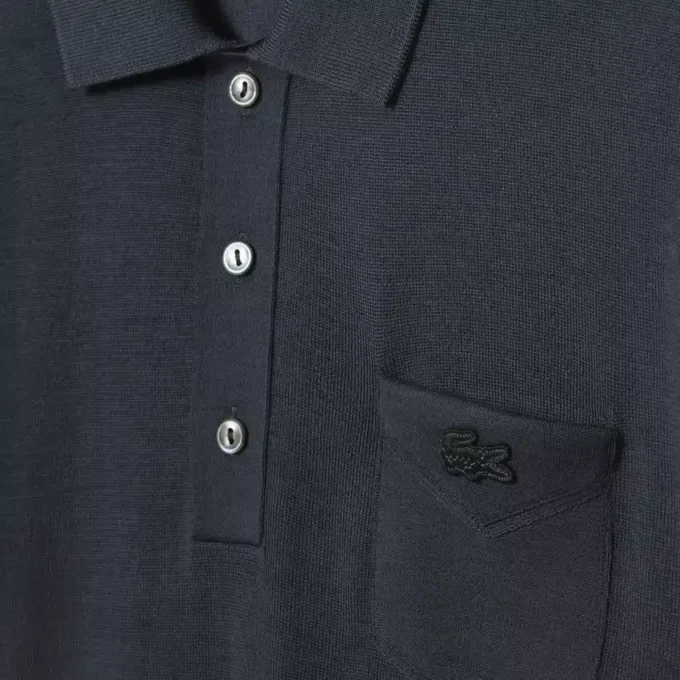 Maglione in lana merino con collo polo della collezione Runway Maglione in lana merino con collo polo della collezione Runway