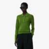 Maglione in lana merino con collo polo Runway Maglione in lana merino con collo polo Runway