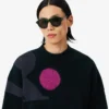 Maglione jacquard con stampa Runway Maglione jacquard con stampa Runway