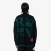 Maglione jacquard con stampa Runway Maglione jacquard con stampa Runway