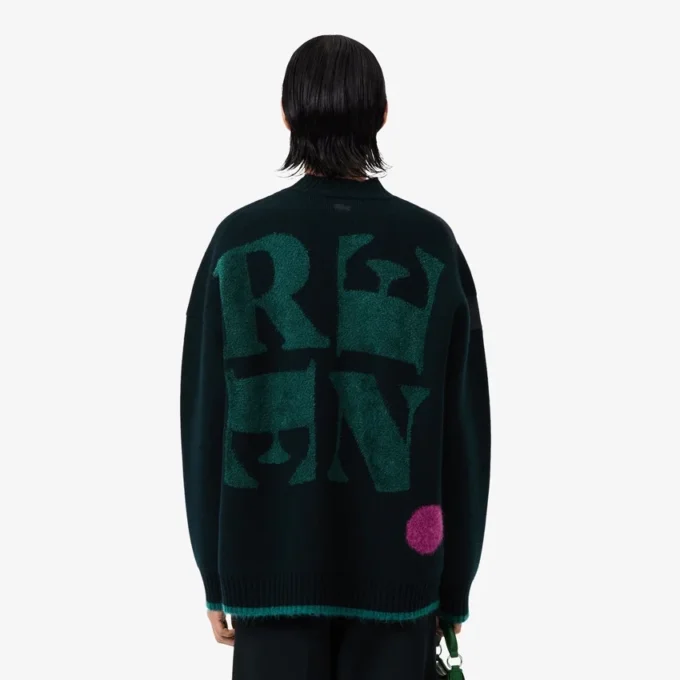 Maglione jacquard con stampa Runway Maglione jacquard con stampa Runway