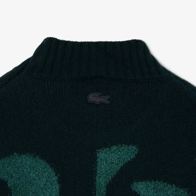 Maglione jacquard con stampa Runway Maglione jacquard con stampa Runway