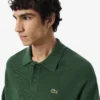 Maglione polo da uomo in lana dalla vestibilità comoda Maglione polo da uomo in lana dalla vestibilità comoda
