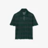 Maglione Runway con collo a polo in punto Pointelle Maglione Runway con collo a polo in punto Pointelle