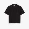 Maglione stampato a maniche corte dalla vestibilità comoda Maglione stampato a maniche corte dalla vestibilità comoda