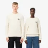 Maglione unisex in cotone a costine con badge Maglione unisex in cotone a costine con badge