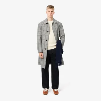 Maglione unisex in cotone a costine con badge