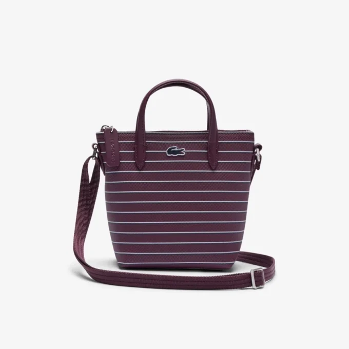 Mini Tote a righe L.12.12 Concept Mini Tote a righe L.12.12 Concept