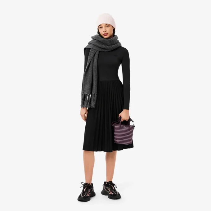 Mini Tote a righe L.12.12 Concept Mini Tote a righe L.12.12 Concept