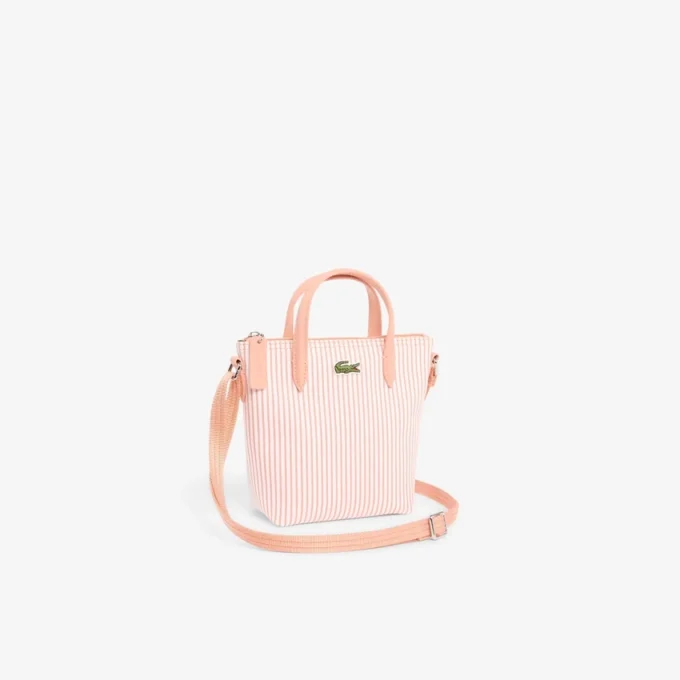 Mini Tote a righe L.12.12 Concept Mini Tote a righe L.12.12 Concept