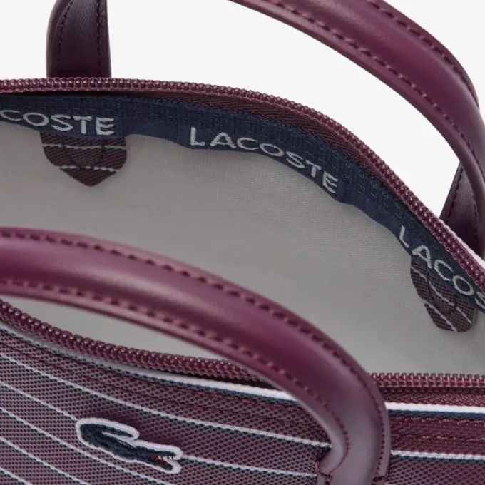 Mini Tote a righe L.12.12 Concept Mini Tote a righe L.12.12 Concept