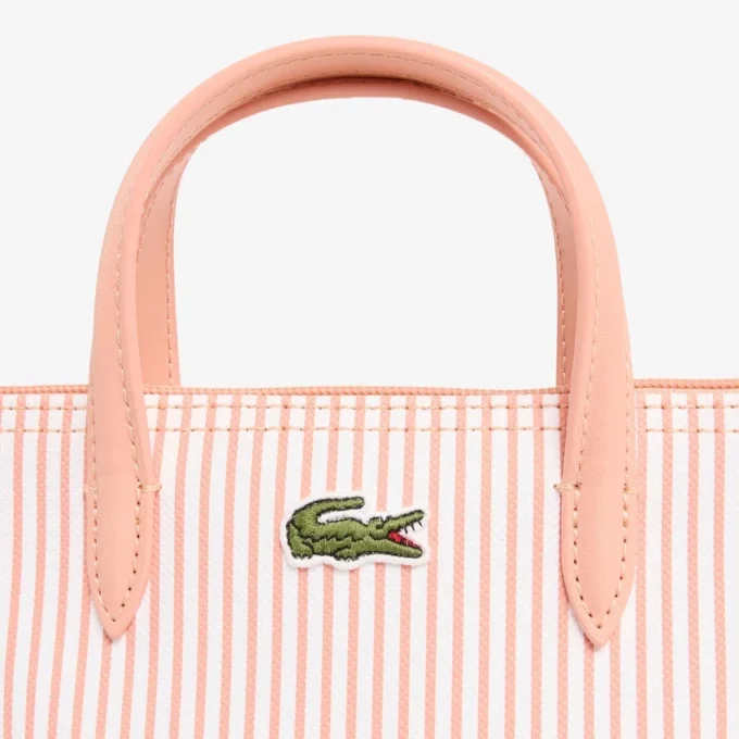 Mini Tote a righe L.12.12 Concept Mini Tote a righe L.12.12 Concept