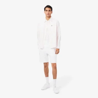 Pantaloncini cargo da uomo in felpa di cotone