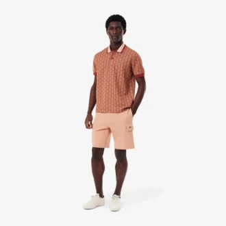 Pantaloncini cargo da uomo in felpa di cotone Pantaloncini cargo da uomo in felpa di cotone