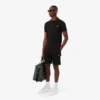Pantaloncini cargo da uomo in felpa di cotone Pantaloncini cargo da uomo in felpa di cotone