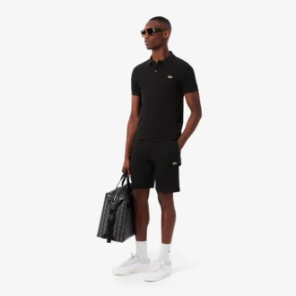 Pantaloncini cargo da uomo in felpa di cotone