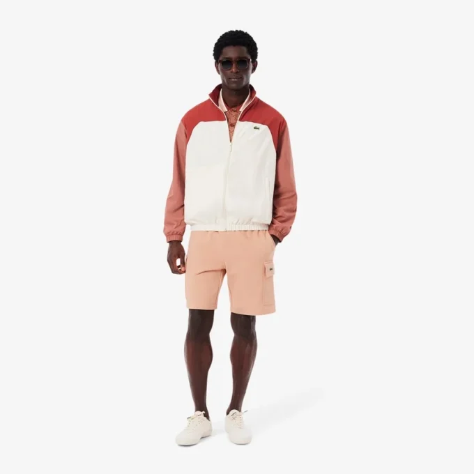 Pantaloncini cargo da uomo in felpa di cotone Pantaloncini cargo da uomo in felpa di cotone