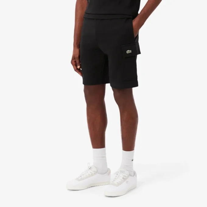Pantaloncini cargo da uomo in felpa di cotone Pantaloncini cargo da uomo in felpa di cotone
