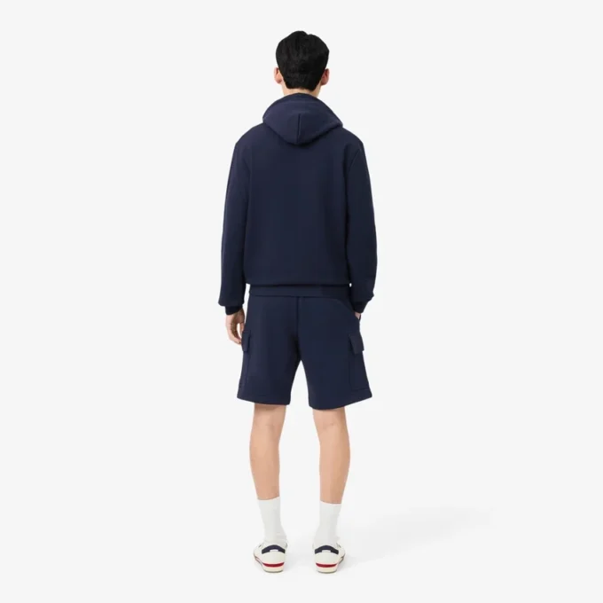 Pantaloncini cargo da uomo in felpa di cotone Pantaloncini cargo da uomo in felpa di cotone