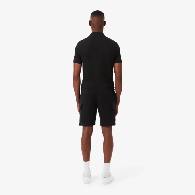 Pantaloncini cargo da uomo in felpa di cotone Pantaloncini cargo da uomo in felpa di cotone