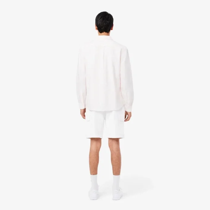 Pantaloncini cargo da uomo in felpa di cotone Pantaloncini cargo da uomo in felpa di cotone