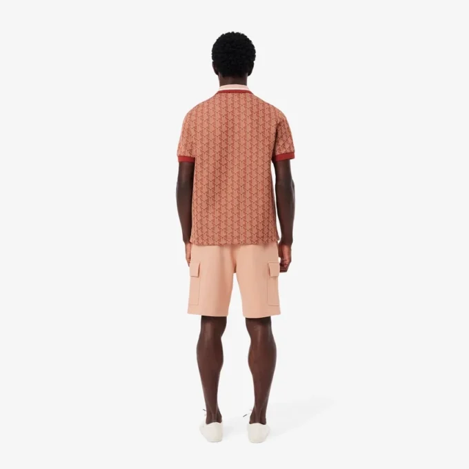 Pantaloncini cargo da uomo in felpa di cotone Pantaloncini cargo da uomo in felpa di cotone