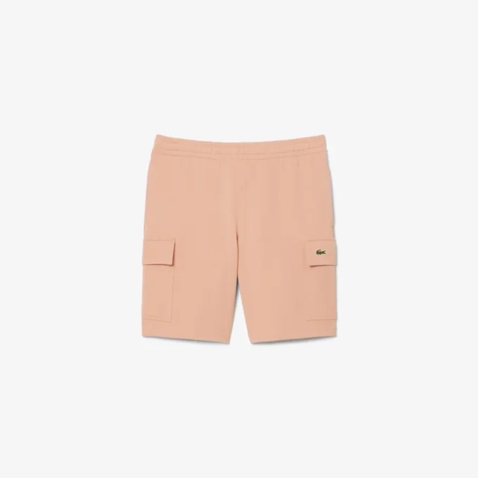 Pantaloncini cargo da uomo in felpa di cotone Pantaloncini cargo da uomo in felpa di cotone