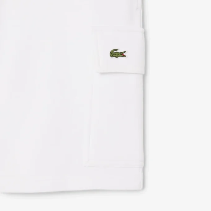 Pantaloncini cargo da uomo in felpa di cotone Pantaloncini cargo da uomo in felpa di cotone