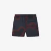Pantaloncini cargo da uomo in nylon con stampa Ombra