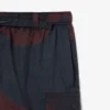 Pantaloncini cargo da uomo in nylon con stampa Ombra