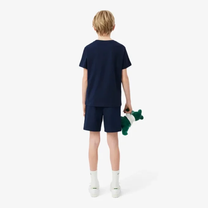 Pantaloncini chino in twill di cotone elasticizzato Pantaloncini chino in twill di cotone elasticizzato