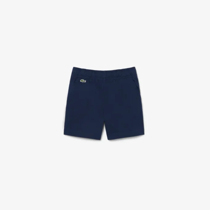 Pantaloncini chino in twill di cotone elasticizzato Pantaloncini chino in twill di cotone elasticizzato