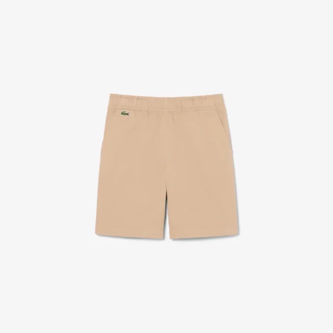 Pantaloncini chino in twill di cotone elasticizzato Pantaloncini chino in twill di cotone elasticizzato