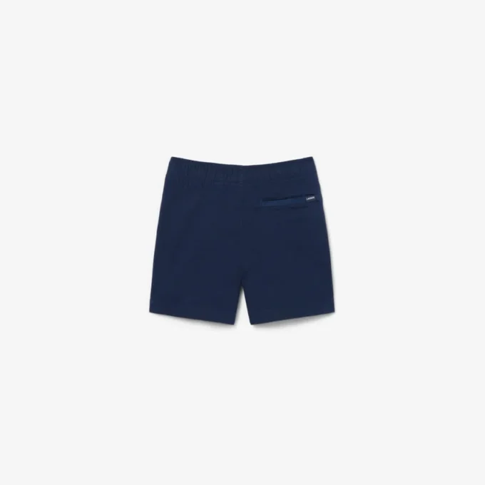 Pantaloncini chino in twill di cotone elasticizzato Pantaloncini chino in twill di cotone elasticizzato