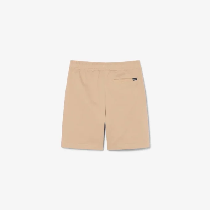 Pantaloncini chino in twill di cotone elasticizzato Pantaloncini chino in twill di cotone elasticizzato