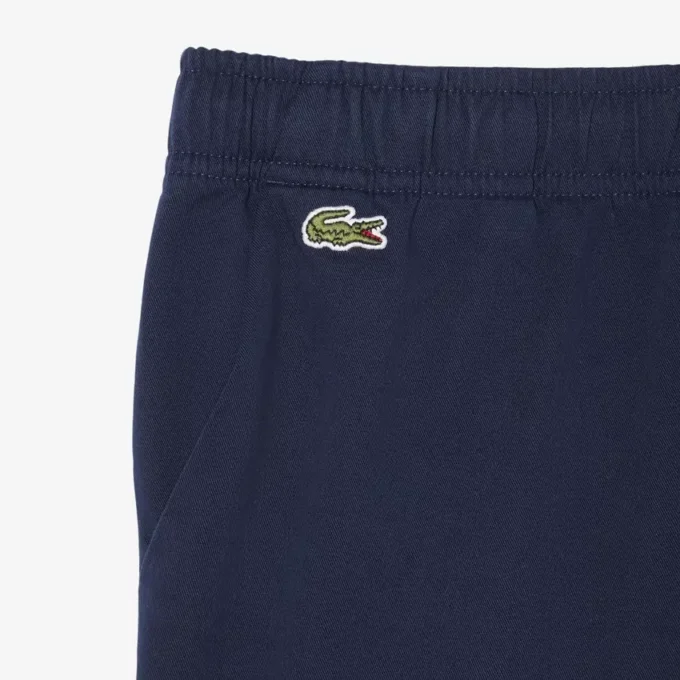 Pantaloncini chino in twill di cotone elasticizzato Pantaloncini chino in twill di cotone elasticizzato