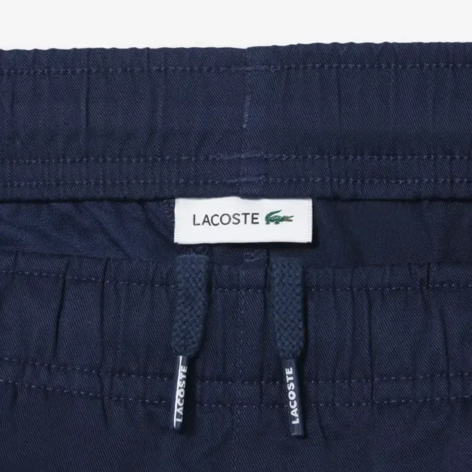 Pantaloncini chino in twill di cotone elasticizzato Pantaloncini chino in twill di cotone elasticizzato