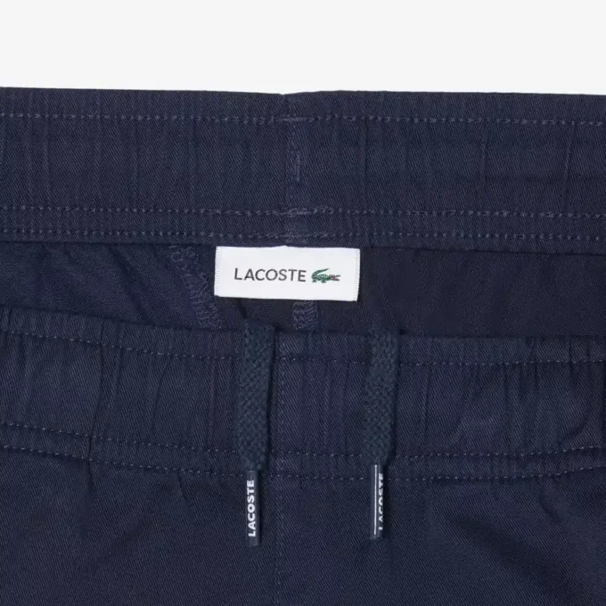 Pantaloncini chino in twill di cotone elasticizzato Pantaloncini chino in twill di cotone elasticizzato