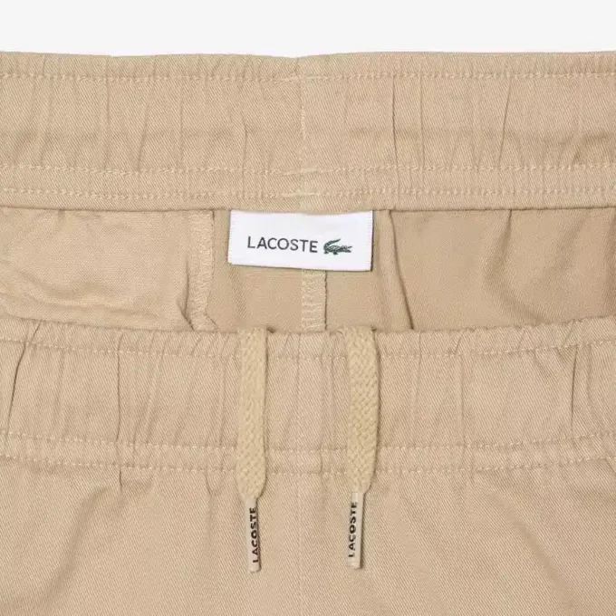 Pantaloncini chino in twill di cotone elasticizzato Pantaloncini chino in twill di cotone elasticizzato