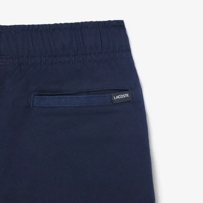 Pantaloncini chino in twill di cotone elasticizzato Pantaloncini chino in twill di cotone elasticizzato