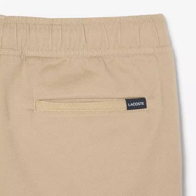 Pantaloncini chino in twill di cotone elasticizzato Pantaloncini chino in twill di cotone elasticizzato