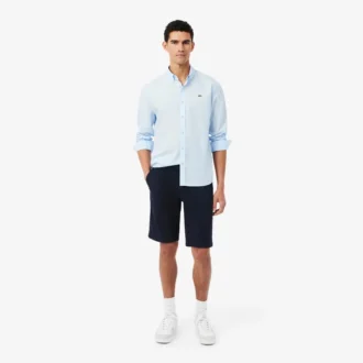 Pantaloncini chino in twill elasticizzato