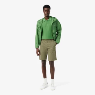 Pantaloncini chino in twill elasticizzato