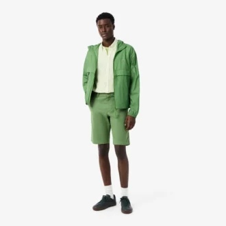 Pantaloncini chino in twill elasticizzato